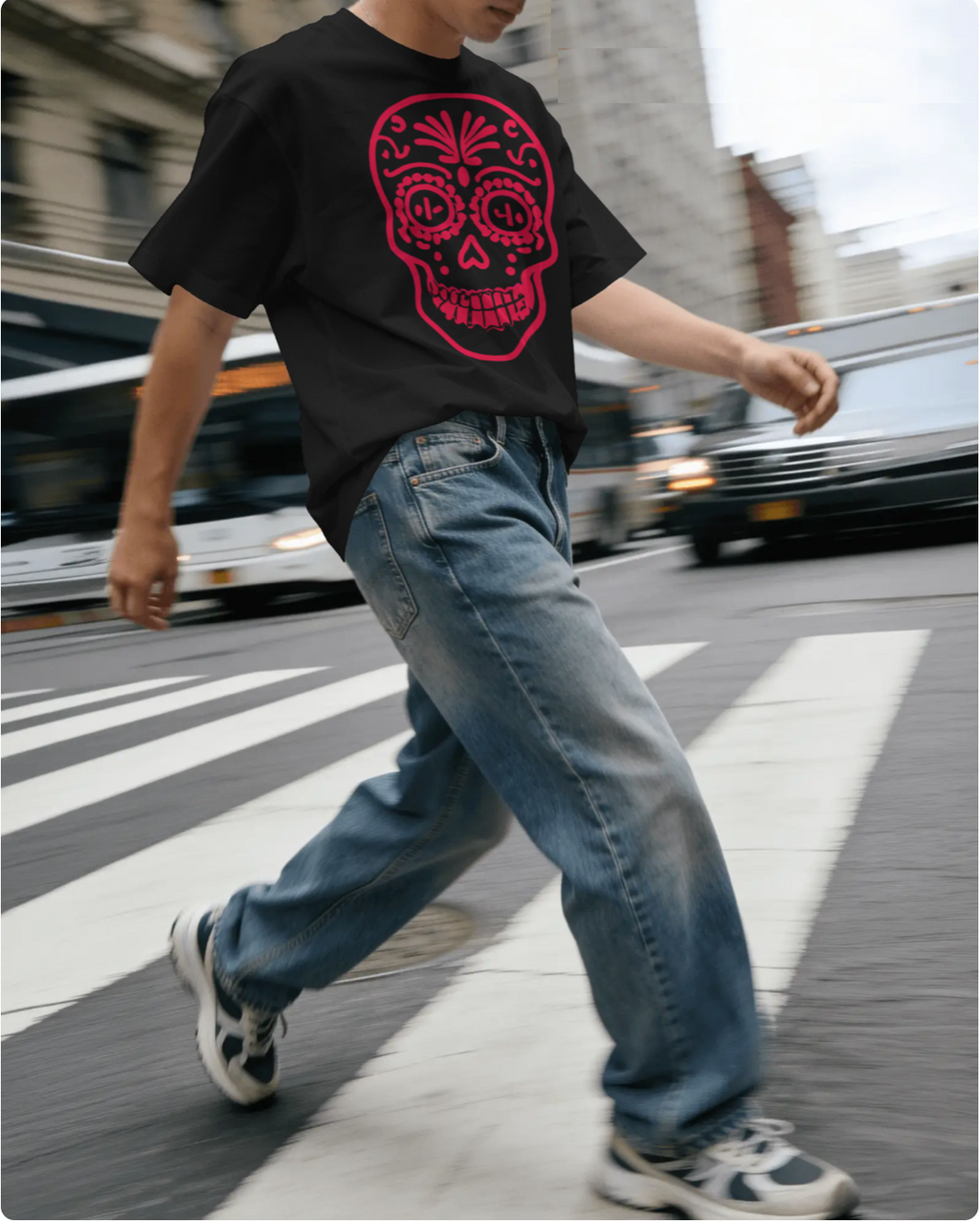 Red Calavera Tee / Camiseta