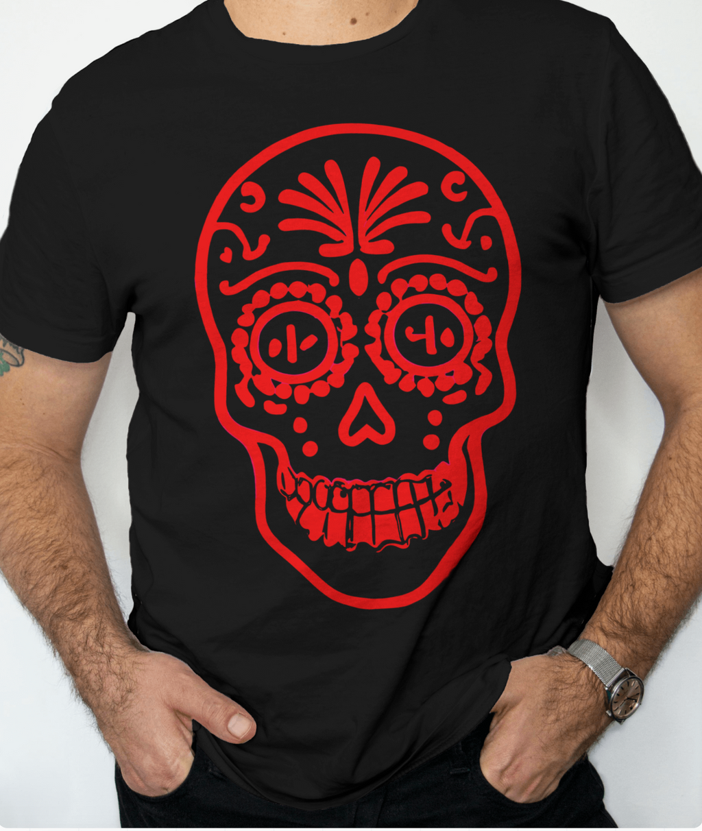 Red Calavera Tee / Camiseta