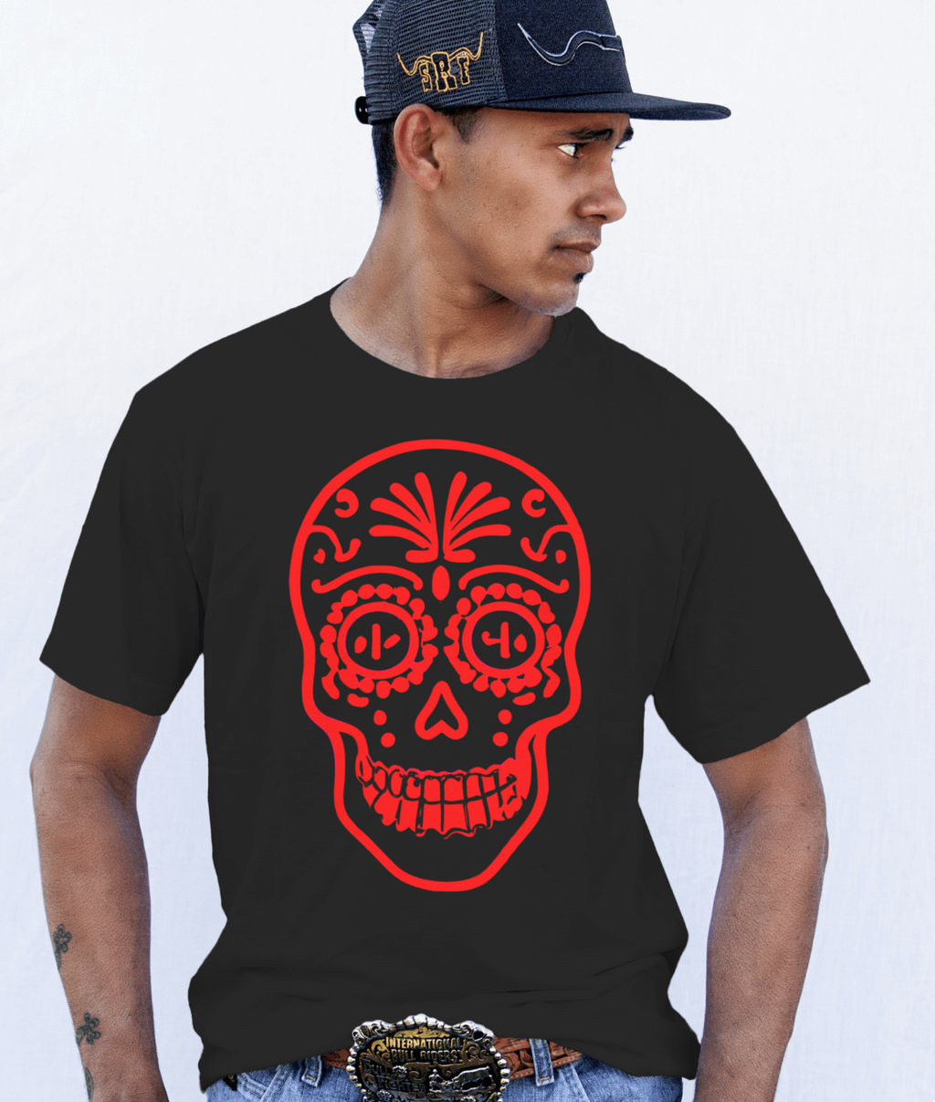 Red Calavera Tee / Camiseta