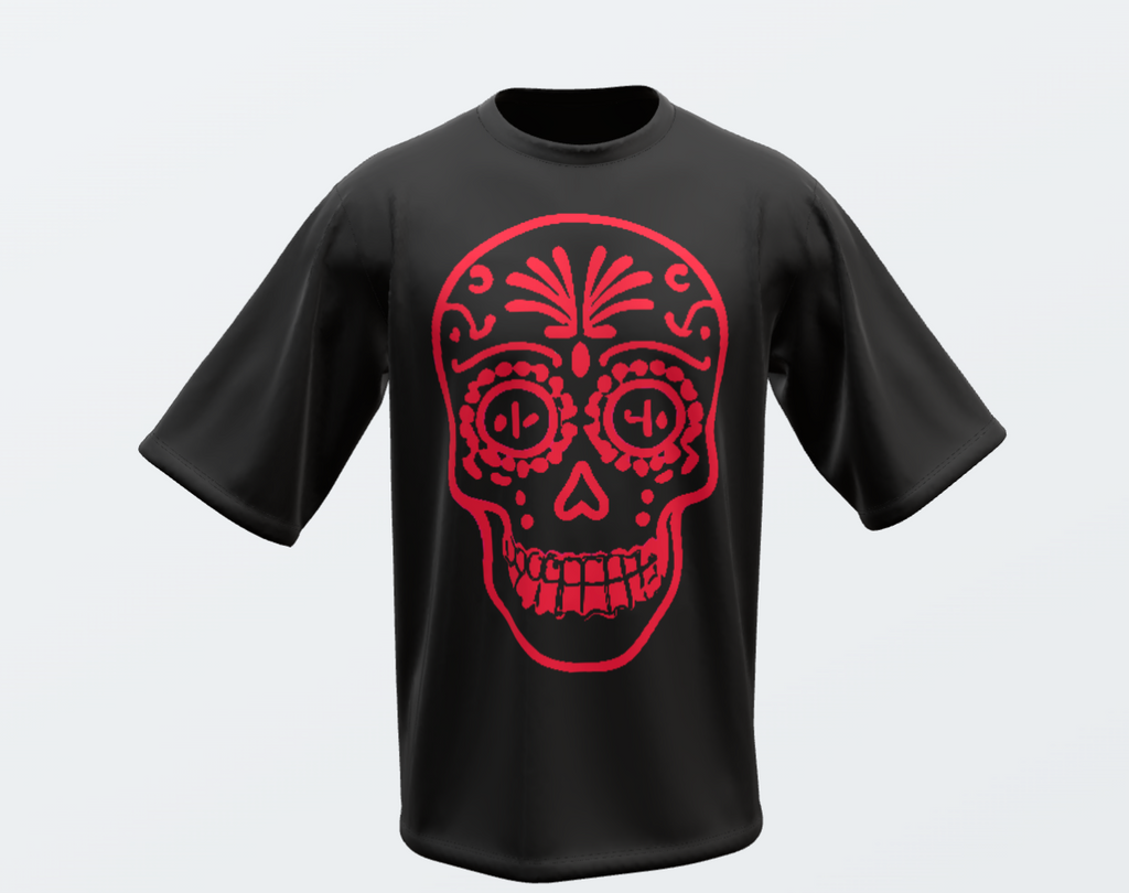 Red Calavera Tee / Camiseta