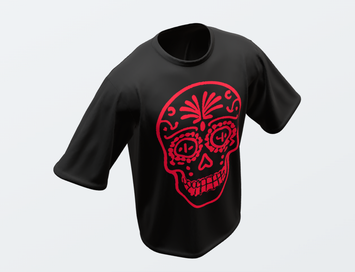 Red Calavera Tee / Camiseta
