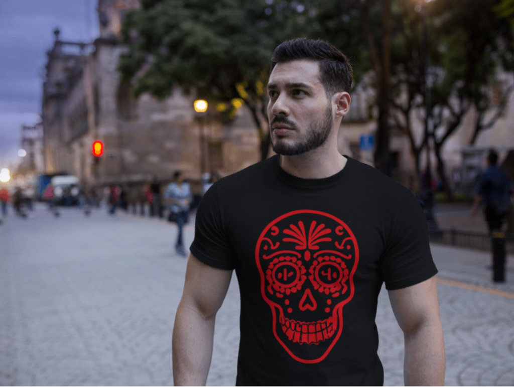 Red Calavera Tee / Camiseta