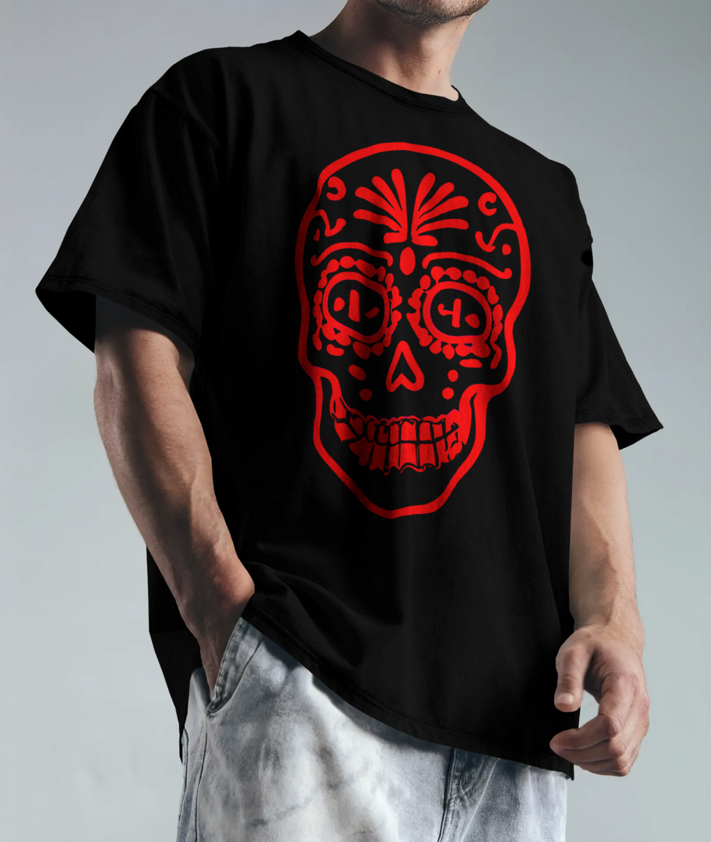 Red Calavera Tee / Camiseta