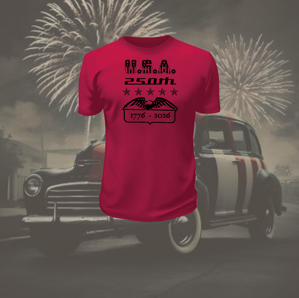 USA 250th Commemorative Vintage Style T-Shirt