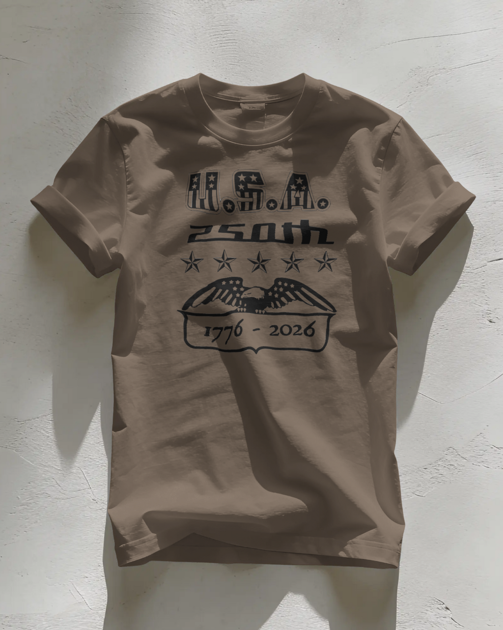 USA 250th Commemorative Vintage Style T-Shirt