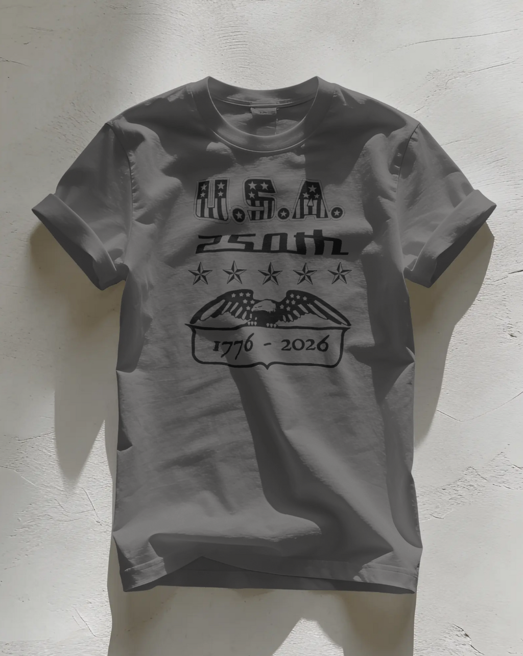 USA 250th Commemorative Vintage Style T-Shirt