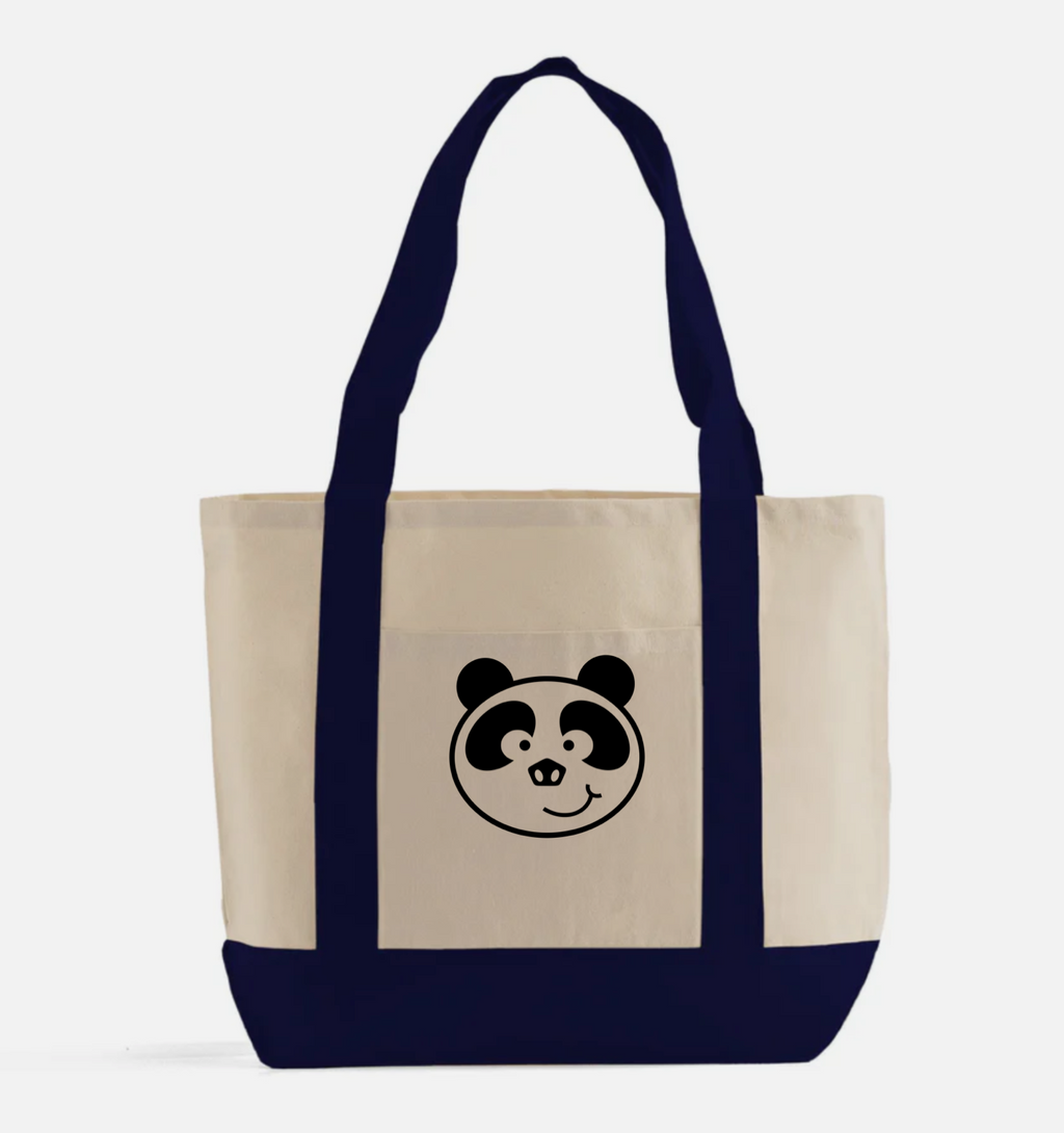 Panda - Iconic Two-Color Trader Canvas Bag