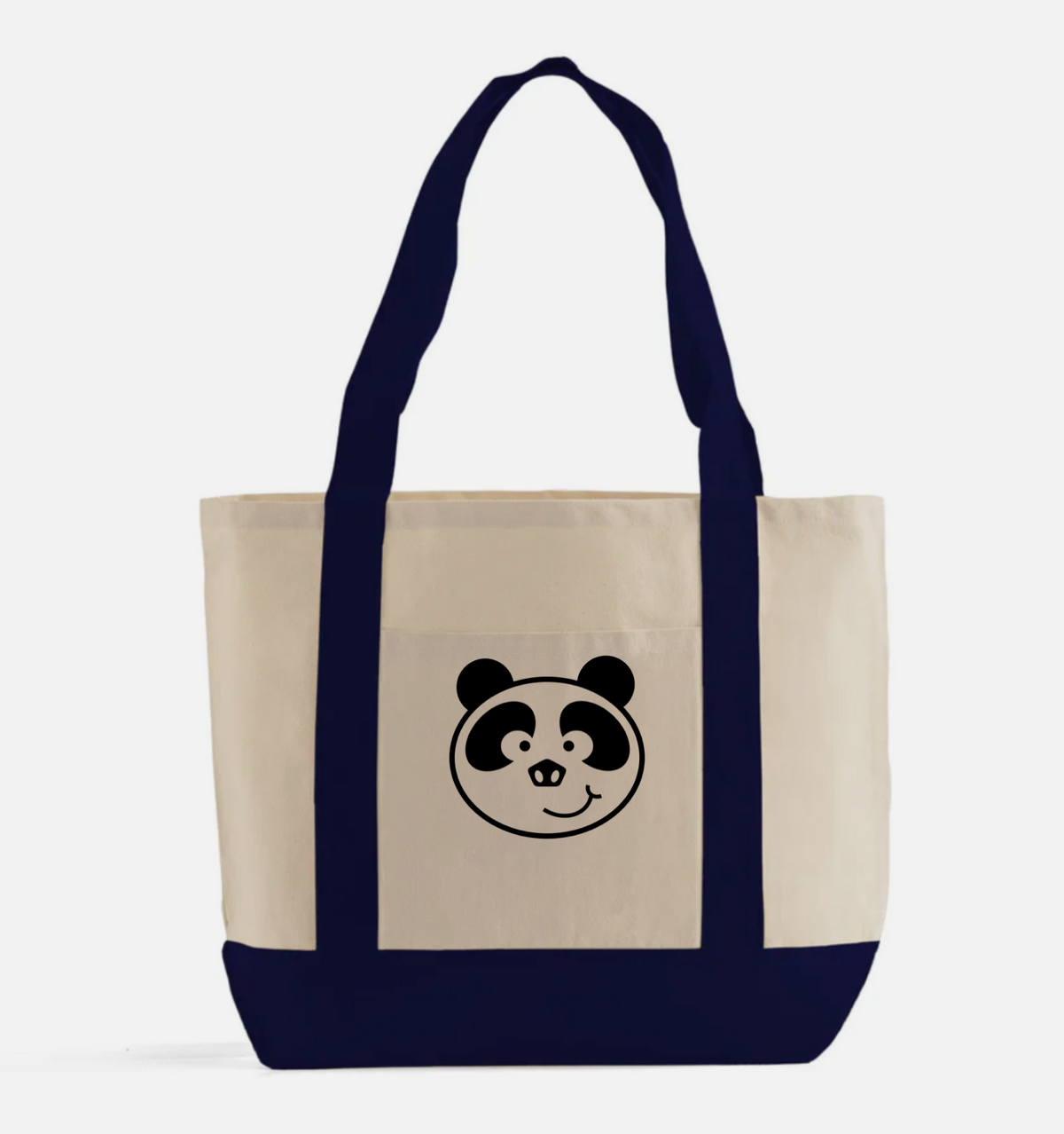 Panda - Iconic Two-Color Trader Canvas Bag