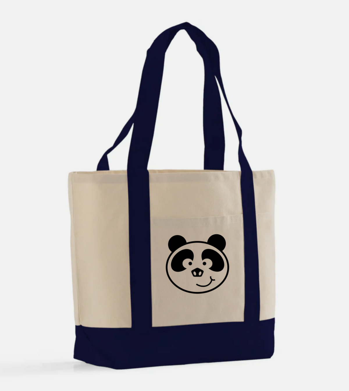 Panda - Iconic Two-Color Trader Canvas Bag