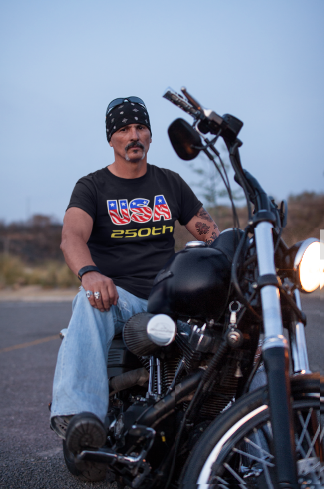 July 4th, 250th Anniversary Commemorative USA T-Shirt.