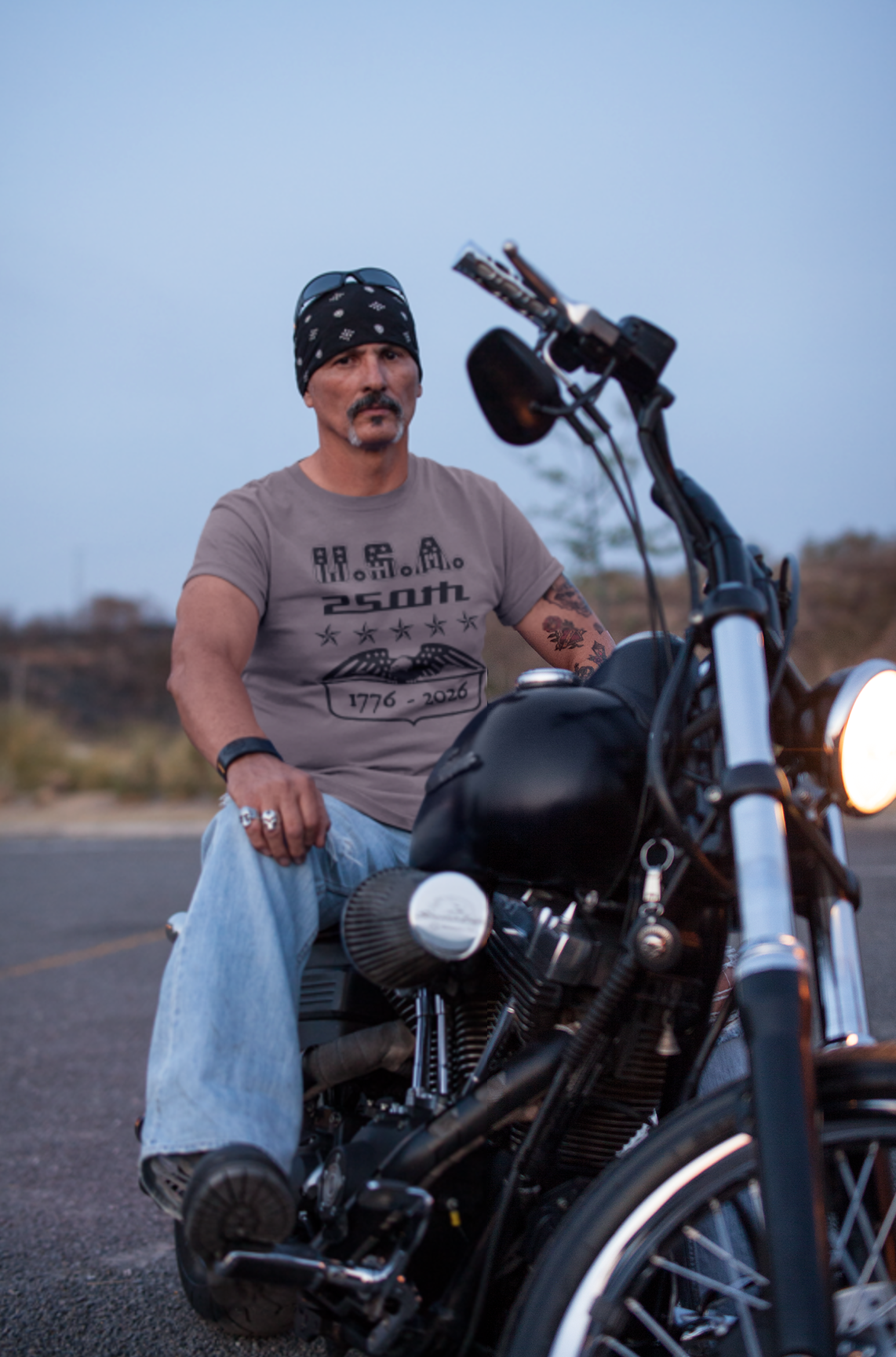 USA 250th Commemorative Vintage Style T-Shirt