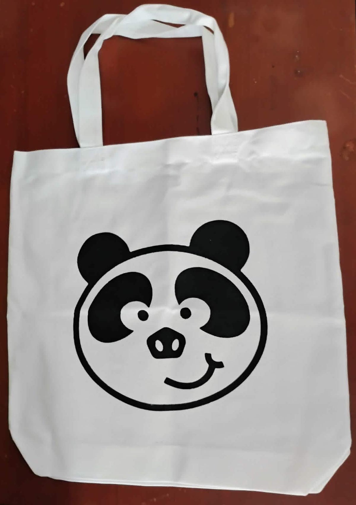 Hot Pink Panda Canvas Bag / Bolsa con Panda Rosa